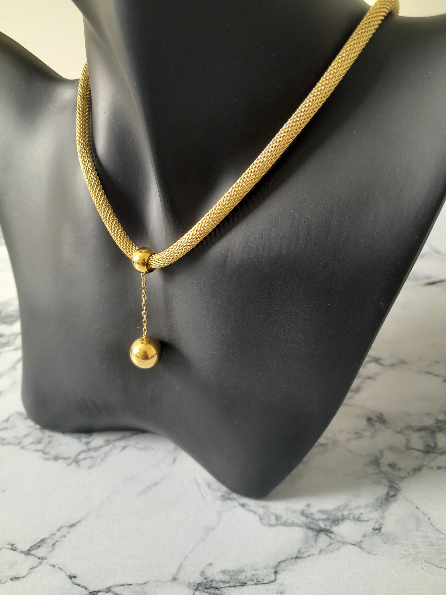Collier duo maille
