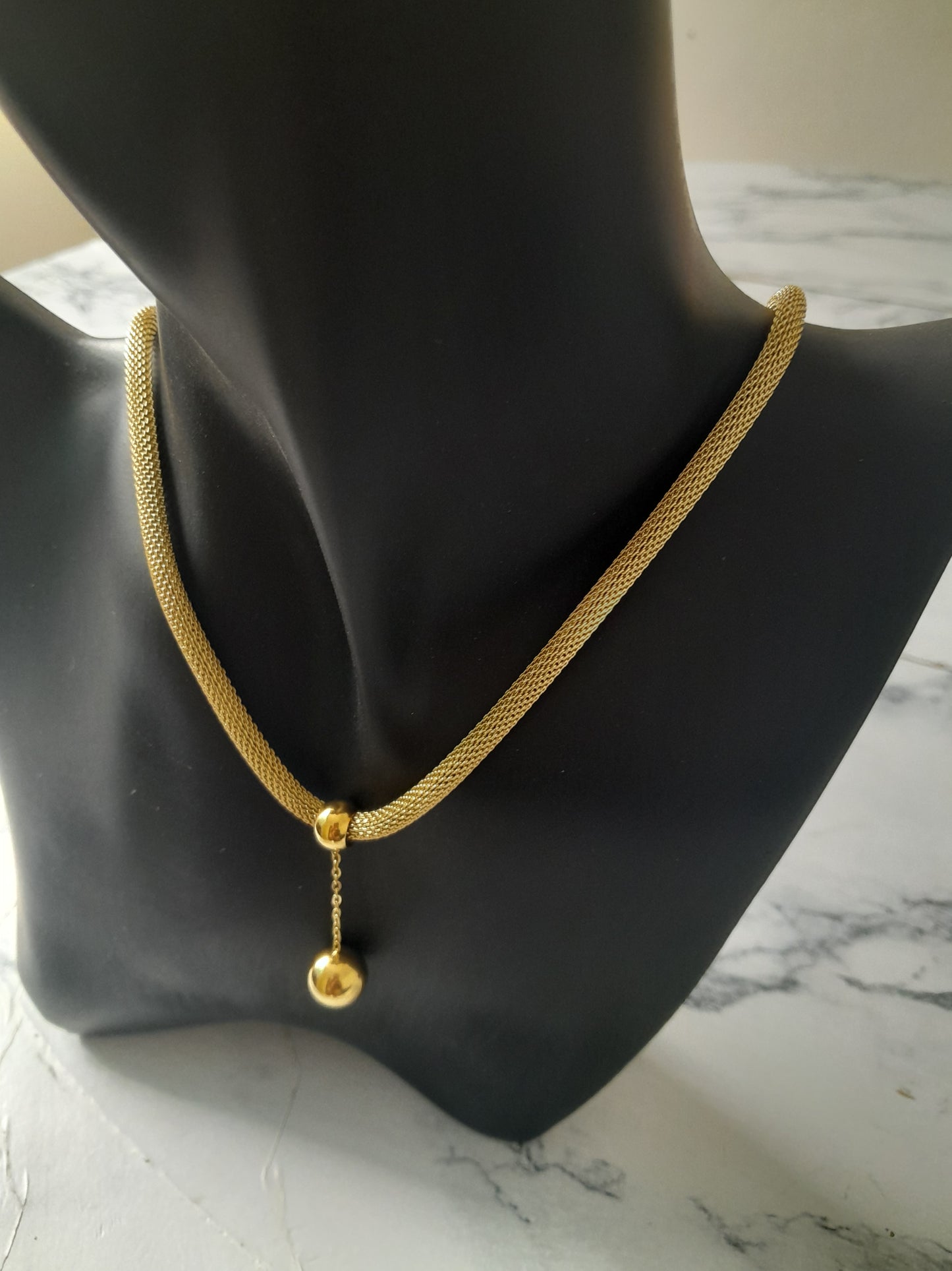Collier duo maille
