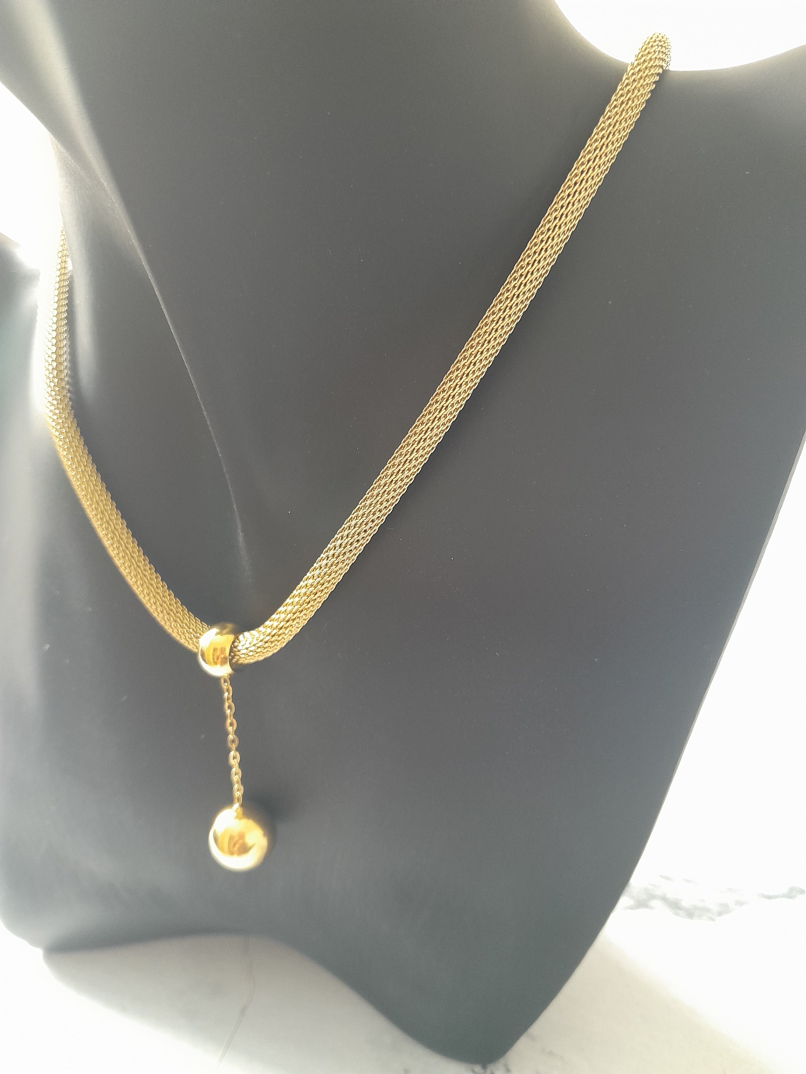 Collier duo maille