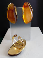 Boucles&Bague Ambre